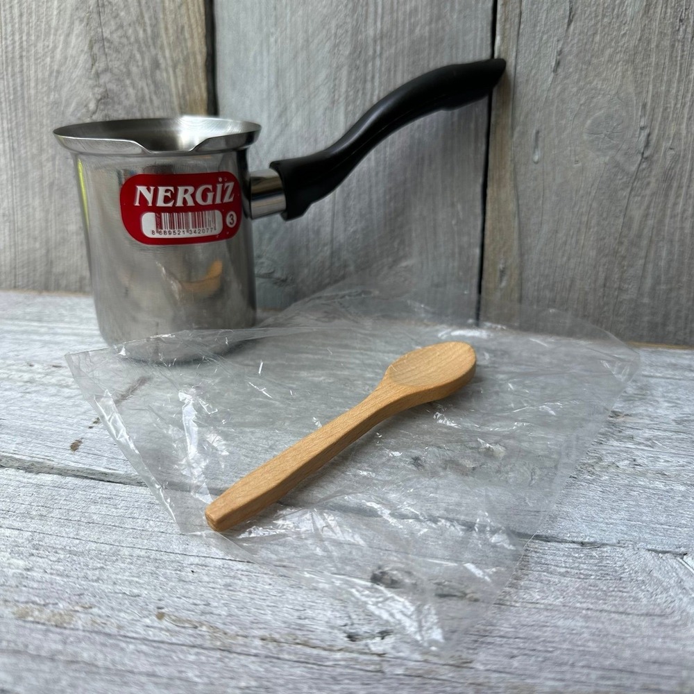 Nergiz Camping Hiking Mini Pot Container For Coffee Tea - New